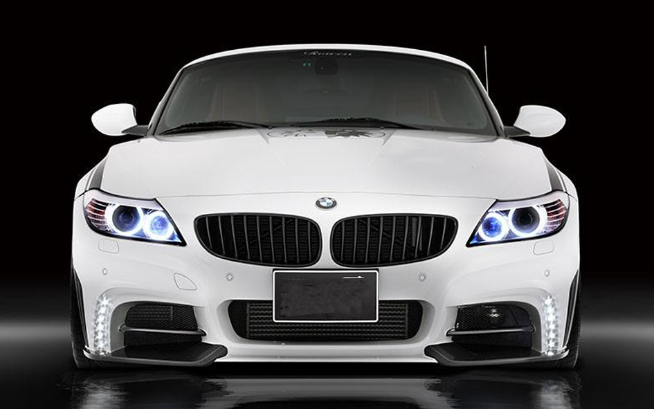 Matte Black BMW E89 Z4 Convertible Coupe Front Grille Grills 09-14